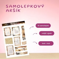 Útulné kávové chvíle 3 | Samolepky do diáře