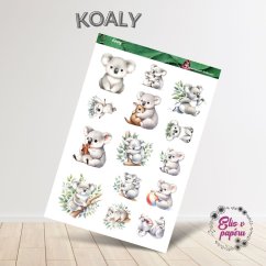 Koaly | Samolepky do diáře