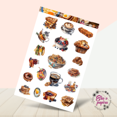 Snídaňové dobroty | Samolepky do diáře