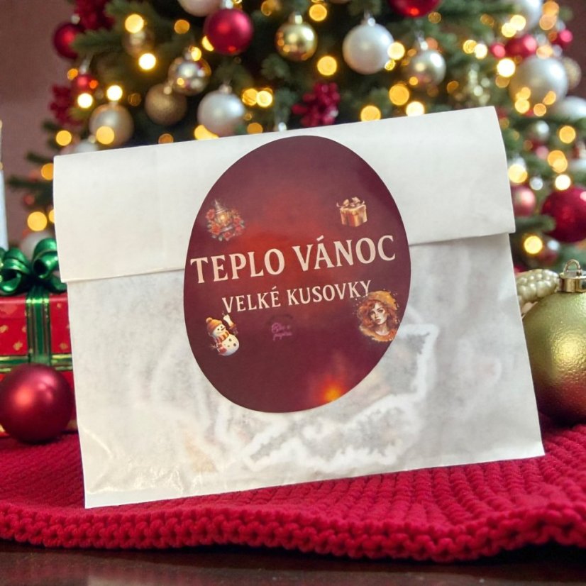 Teplo Vánoc | Velké kusové samolepky do diáře i pro scrapbook