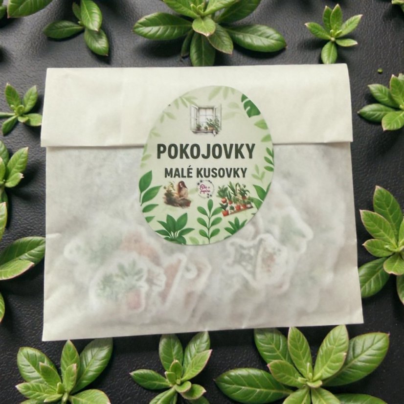 Pokojovky | Malé kusové samolepky do diáře i na scrapbook