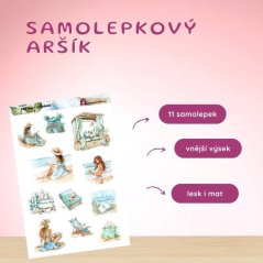 Klid mezi stránkami | Samolepky do diáře