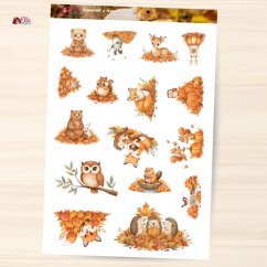 Kamarádi z lesa | Samolepky do diáře