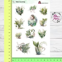 Něžné konvalinky | Samolepky do diáře