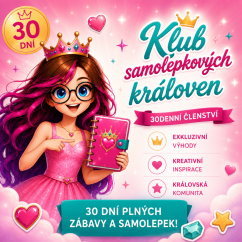 30denní členství v Klubu samolepkových královen bez balíčku