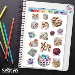 Háčkování | Samolepky do diáře