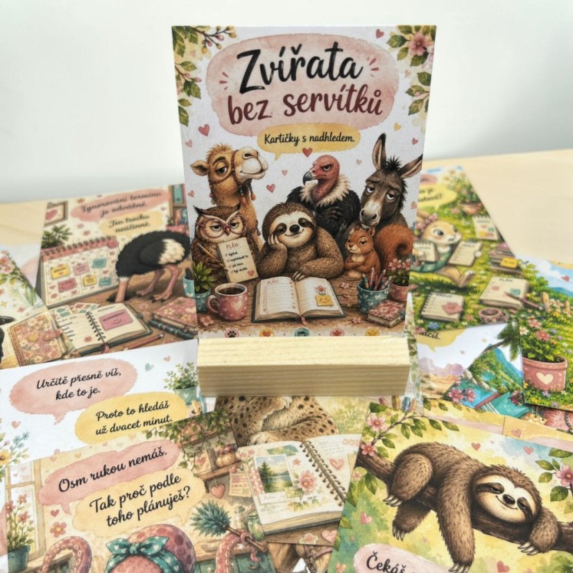 Zvířata bez servítků | Afirmační kartičky