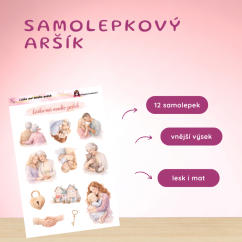 Láska má mnoho podob | Samolepky do diáře | Limitka