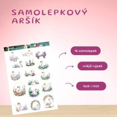 Labuť | Samolepky do diáře