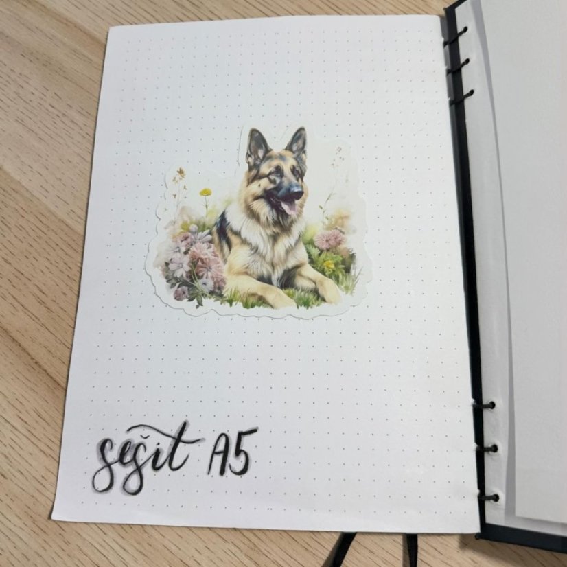 Německý ovčák | Samolepka do diáře | Limitka