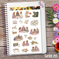 Deskové a karetní hry | Samolepky do diáře