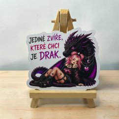 Chci jen draka | Maxi kusová samolepka pro diář i scrapbook