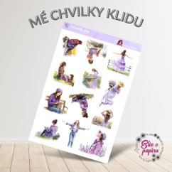 Mé chvilky klidu | Samolepky do diáře
