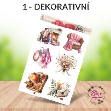 Únorové objetí | Měsíční samolepkové kity do diáře