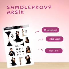 Téma večerního plesu | Samolepky do diáře