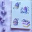 Levandulové pokušení | Velké kusové samolepky pro diář i scrapbook