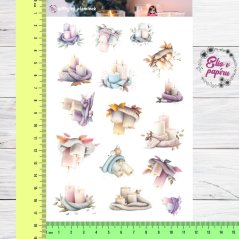 Hřejivé plamínky | Samolepky do diáře