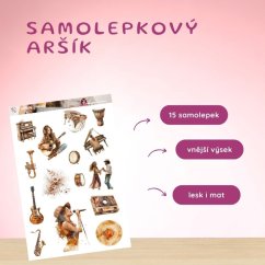 Melodie svobody | Samolepky do diáře