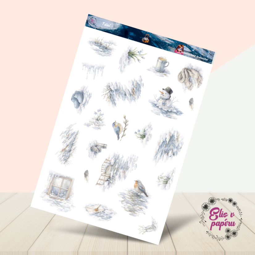 Tání | Samolepky do diáře