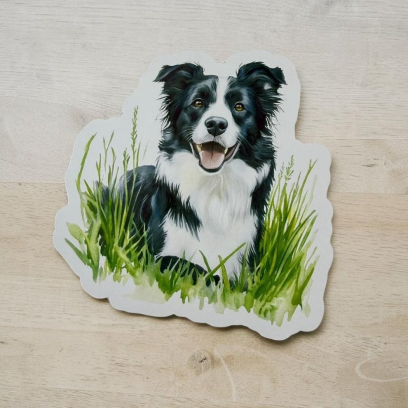 Border kolie | Samolepka do diáře | Limitka