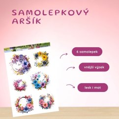 Květinové věnce | Samolepky do diáře
