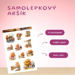 Listí všude kolem | Samolepky do diáře