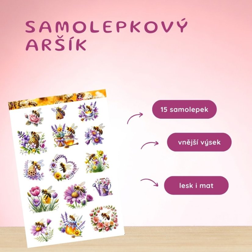 Včelky | Samolepky do diáře