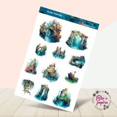 Ozvěny Atlantidy | Samolepky do diáře