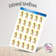 Denní směna | Samolepky do diáře