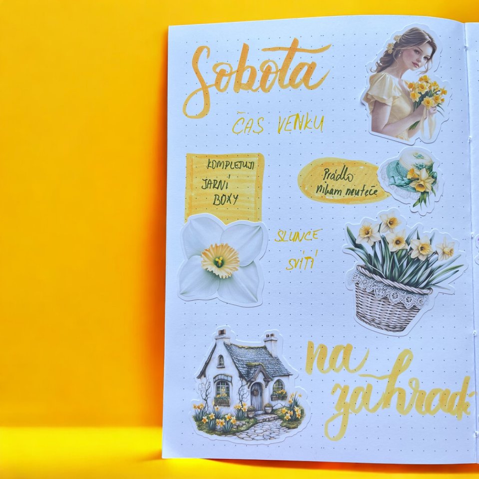 Měsíční kit Březnový narcisový sen v akci