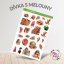 Samolepky do diáře plné melounů. Svěží letní nálepky pro scrapboook. Samolepky do diáře plné melounů. Svěží letní nálepky pro scrapboook.