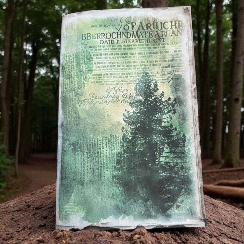 Vintage lesní sešit