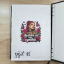 Narodila ses abys vynikla | Maxi kusová samolepka pro diář i scrapbook