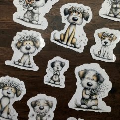 Psíci | Malé kusové samolepky pro diář i scrapbook