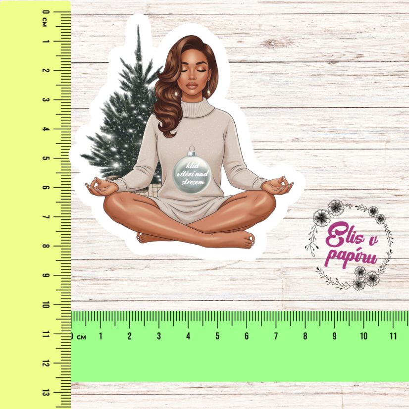 Klid vítězí nad stresem | Samolepky do diáře