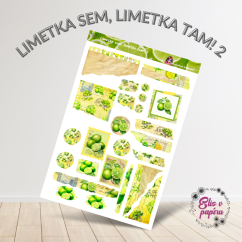 Limetka sem, limetka tam! 2 | Samolepky do diáře