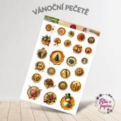 Vánoční pečetě | Samolepky do diáře