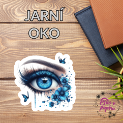 Jarní oko | Maxi kusová samolepka pro diář i scrapbook