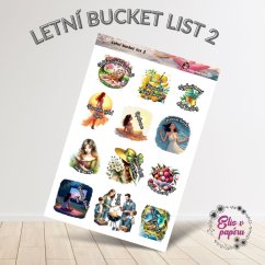 Letní bucket list 2 | Samolepky do diáře