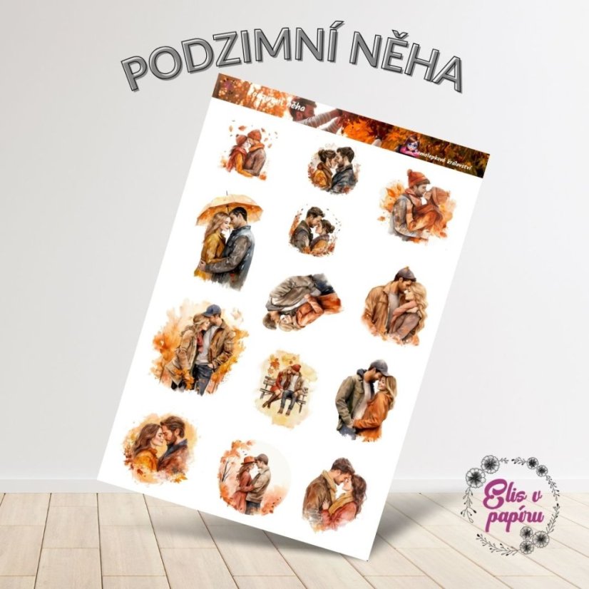 Podzimní něha | Samolepky do diáře