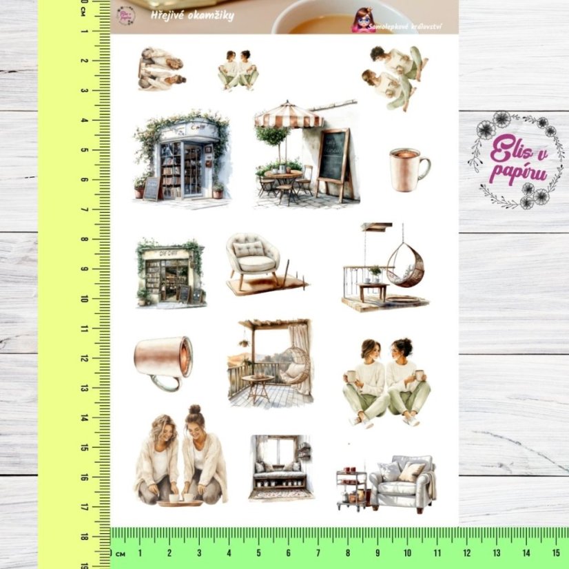 Hřejivé okamžiky | Samolepky do diáře