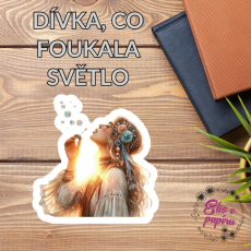 Dívka, co foukala světlo | Samolepky do diáře