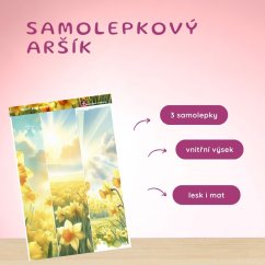 Narcisy – kam se podíváš | Samolepky do diáře