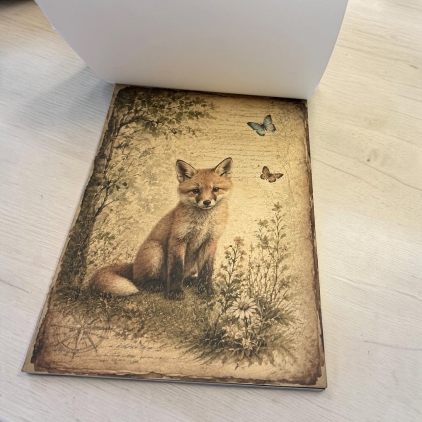 Lesní zvířátka | Sada na journaling a scrapbook