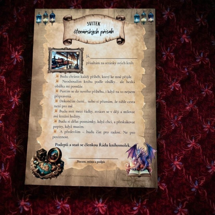 Fantasy knihomolka | Balíček z mystery boxu pro knihomolky
