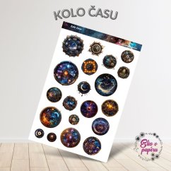 Kolo času | Samolepky do diáře