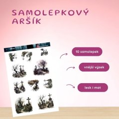 Hřbitov  | Samolepky do diáře