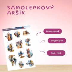 Jarní horská turistika | Samolepky do diáře