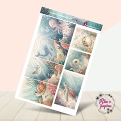 Roztomilý podmořský svět | Samolepky do diáře