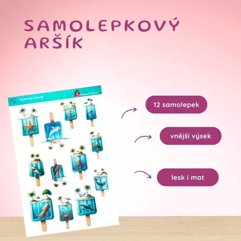 Oceánské nanuky | Samolepky do diáře